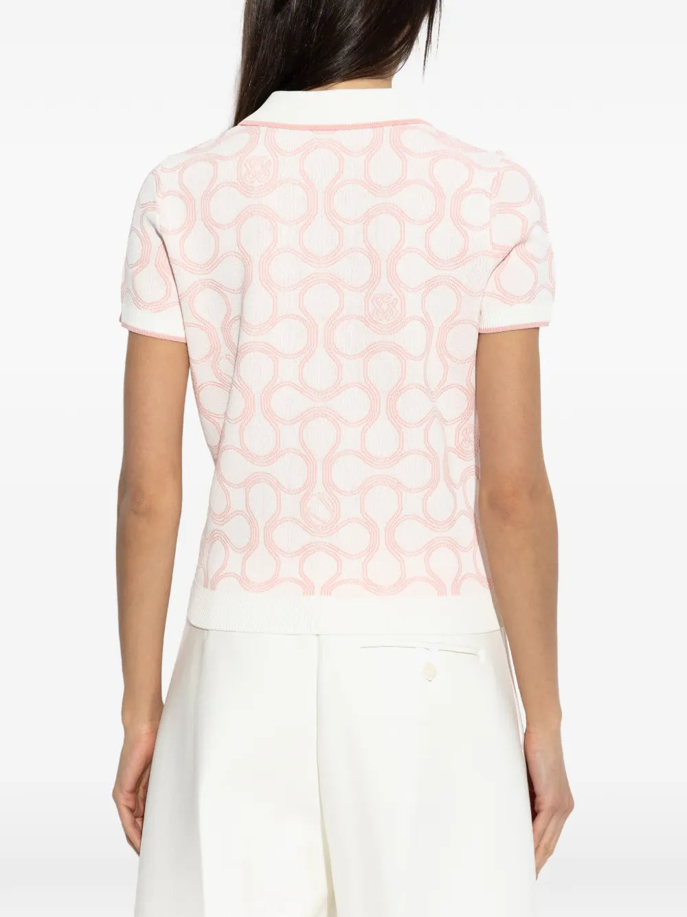 Gemustertes Poloshirt