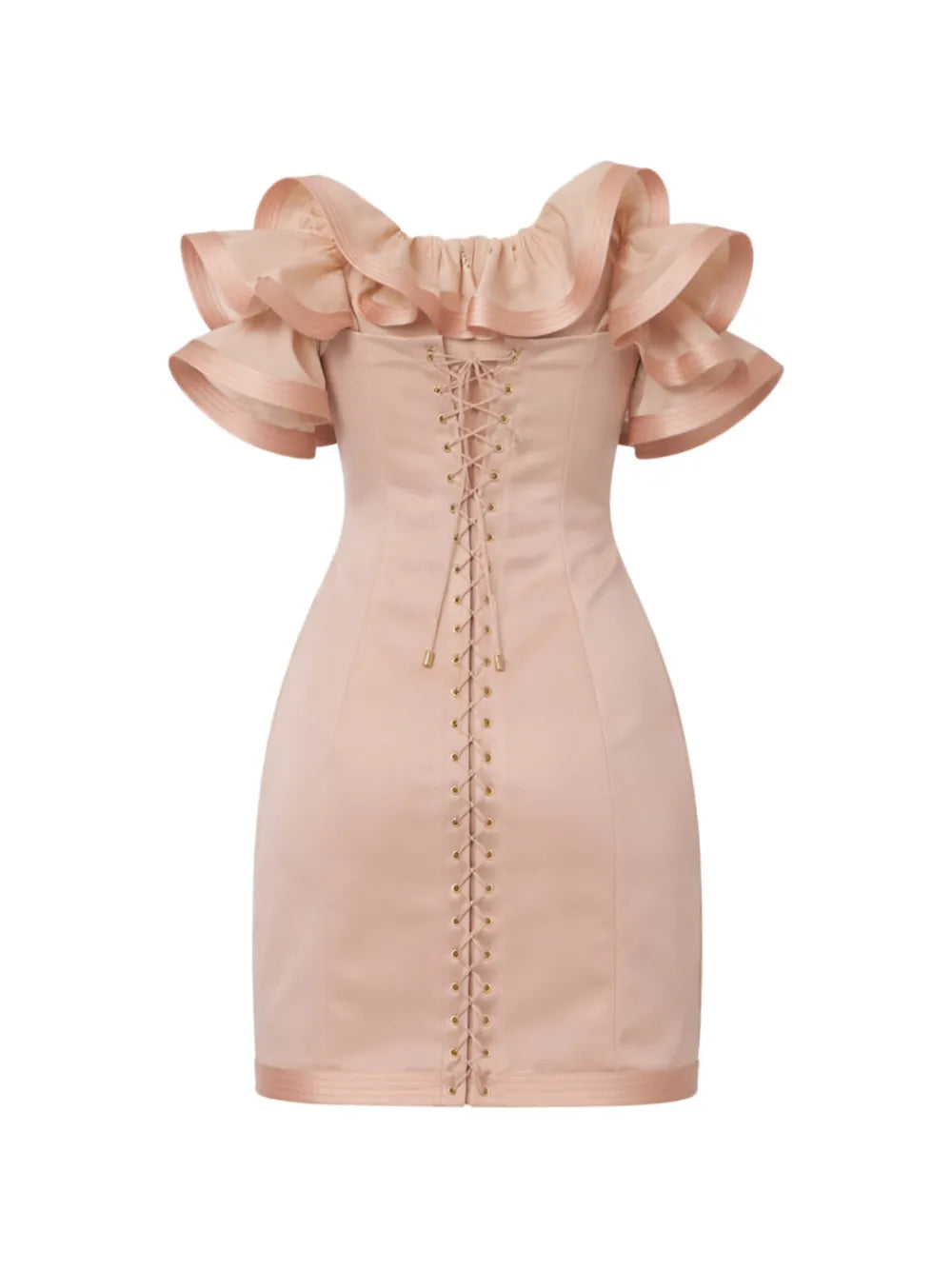 Mini Dress with Ruffle Details