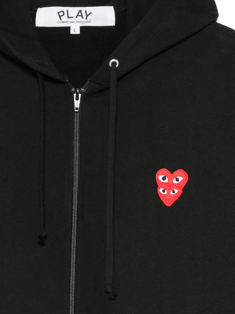 Hoodie mit doppeltem Herz-Patch
