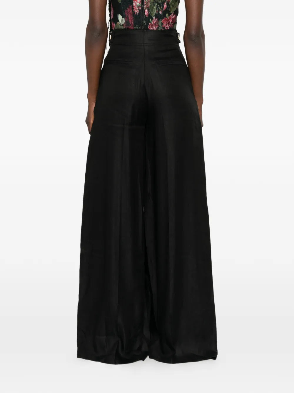 Hose mit Schnallendetail und Palazzo-Bein