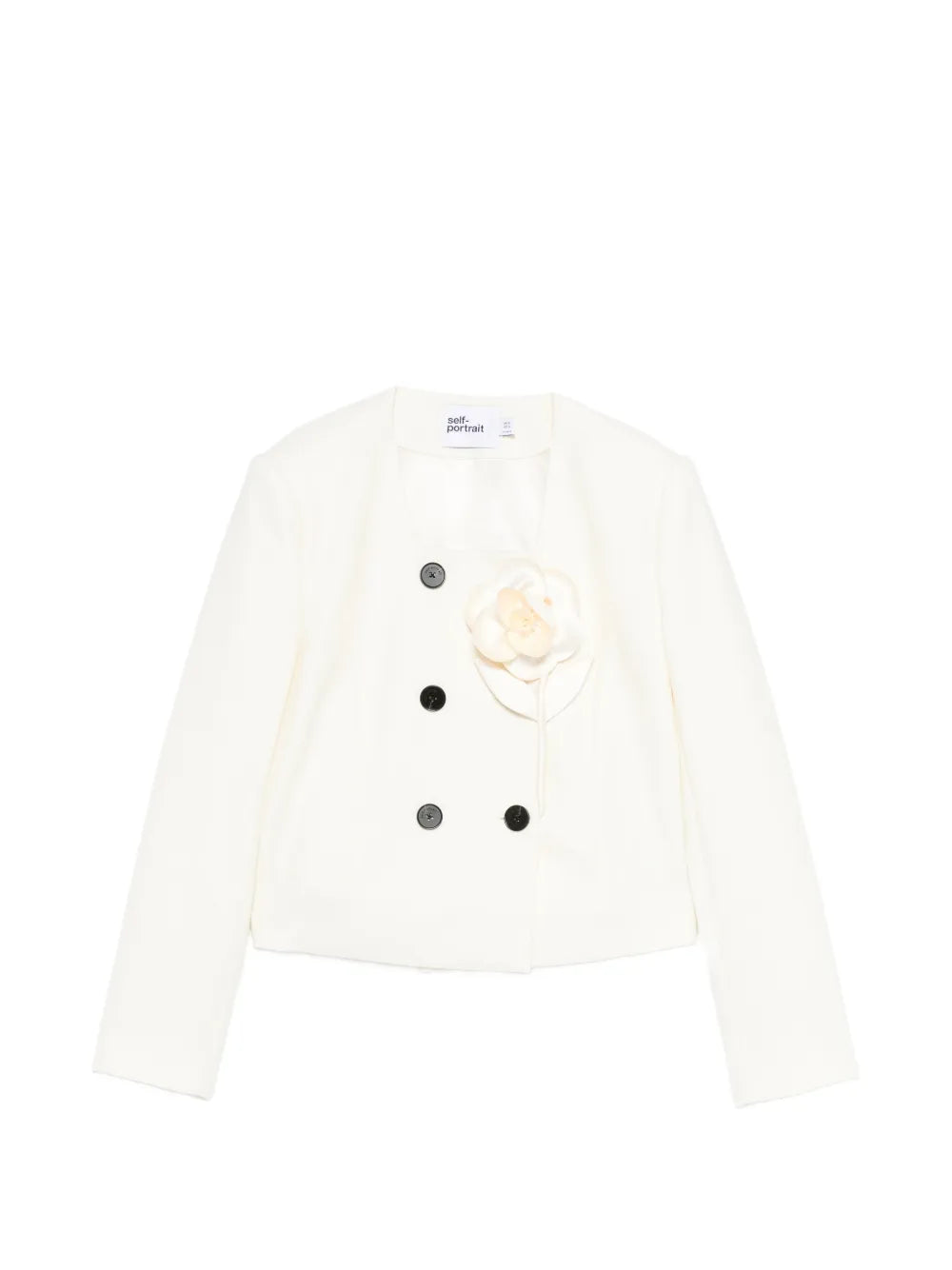 Jacke mit Blumendetail