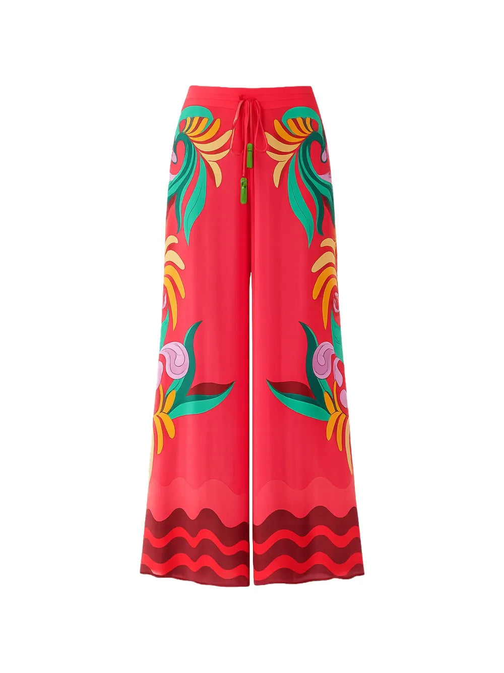 Palazzohose mit grafischem Print