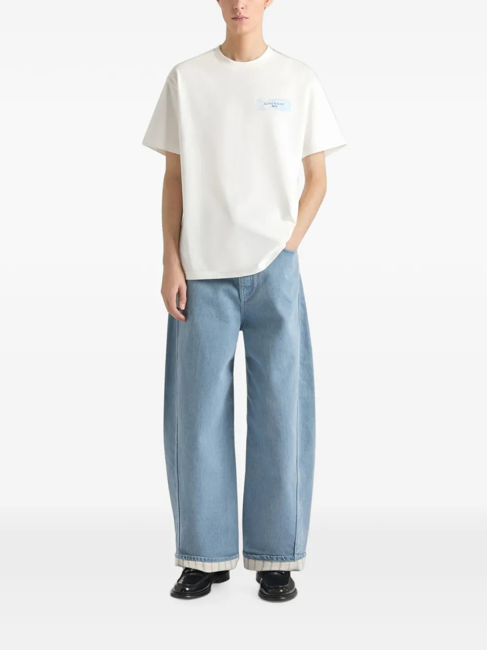 T-Shirt mit Givenchy Paris Paint-Print