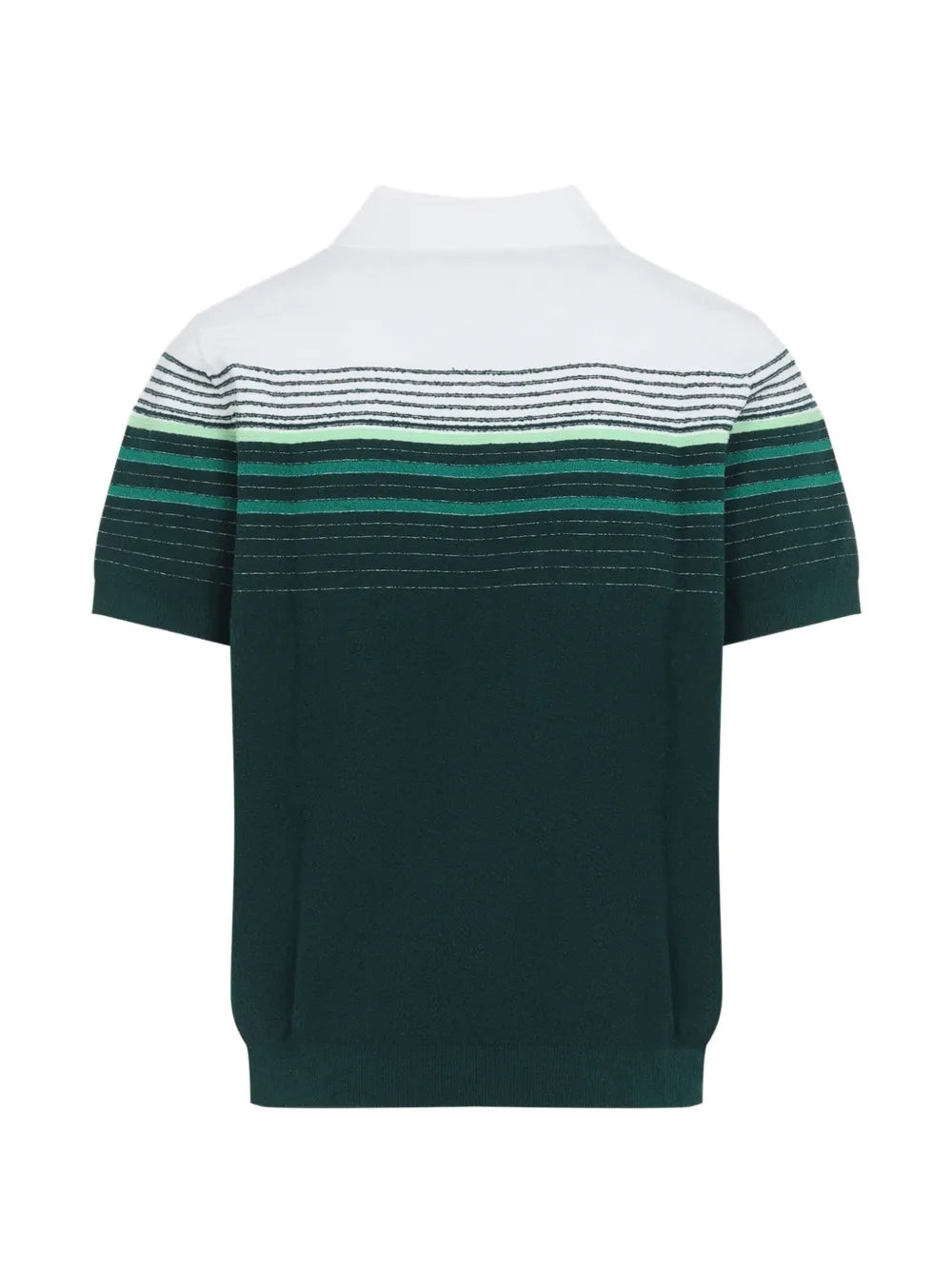 gestreiftes Strick-Poloshirt