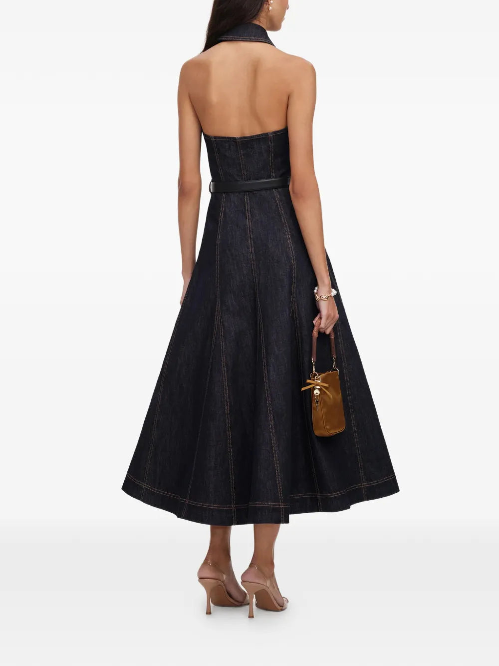 Midikleid aus Denim