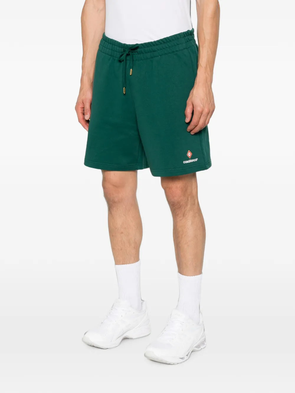 Shorts mit Kordelzug und Logo-Aufdruck