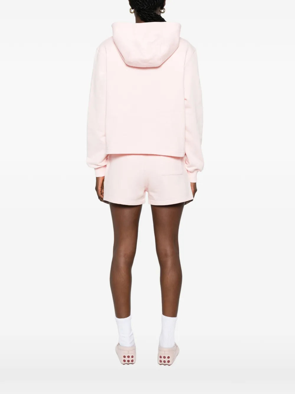Kurzer Kapuzenpullover mit Tennis Club Triangle-Grafikprint