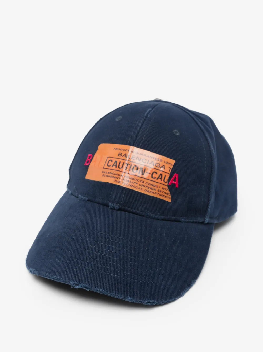 Men's distressed baseball cap