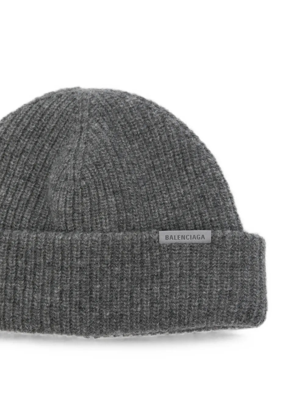 Woll-Beanie mit Logo-Patch