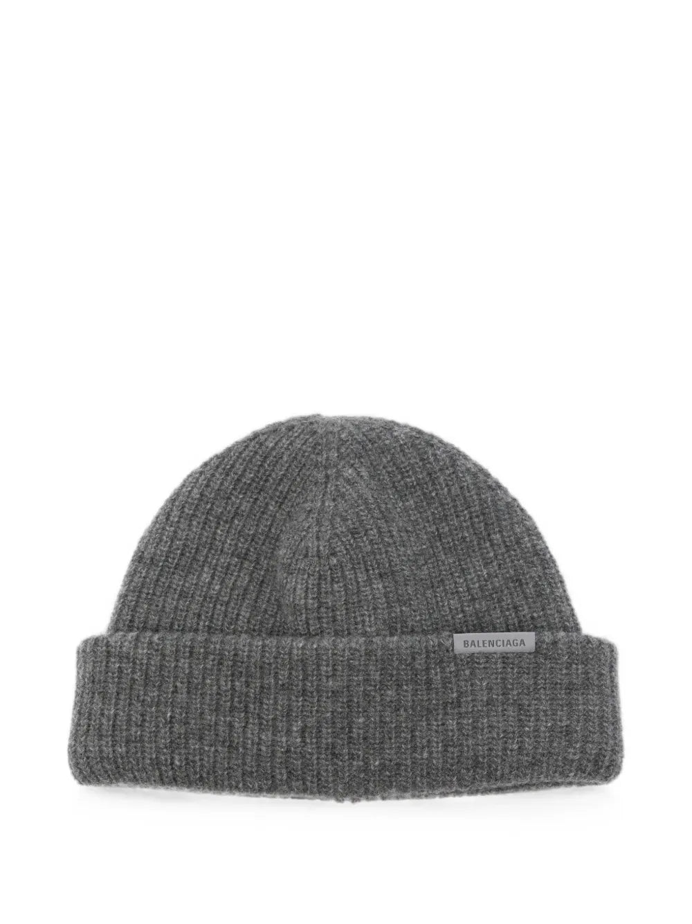 Woll-Beanie mit Logo-Patch