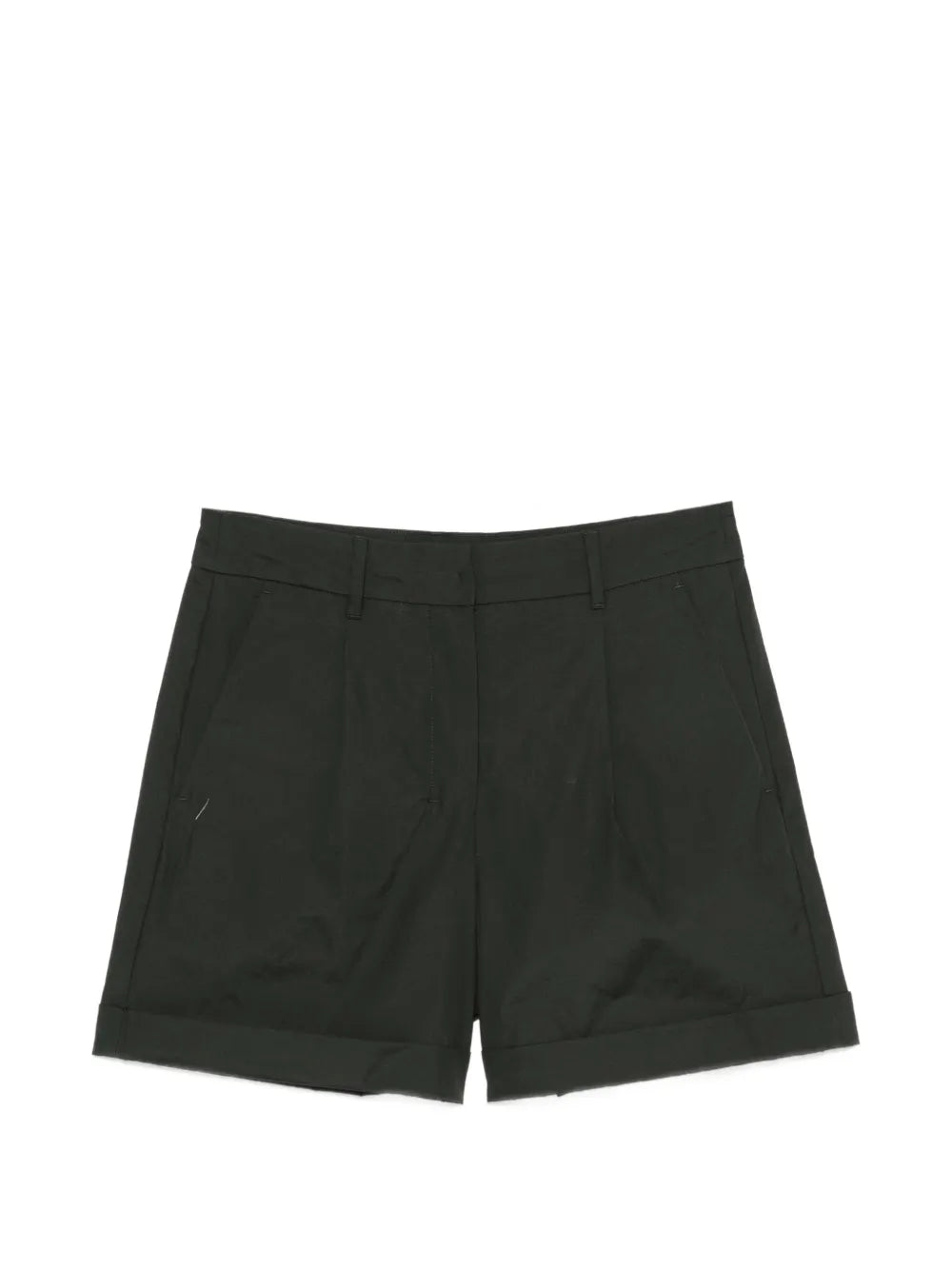 Ubino-Shorts mit plissierter Vorderseite und umgeschlagenem Saum