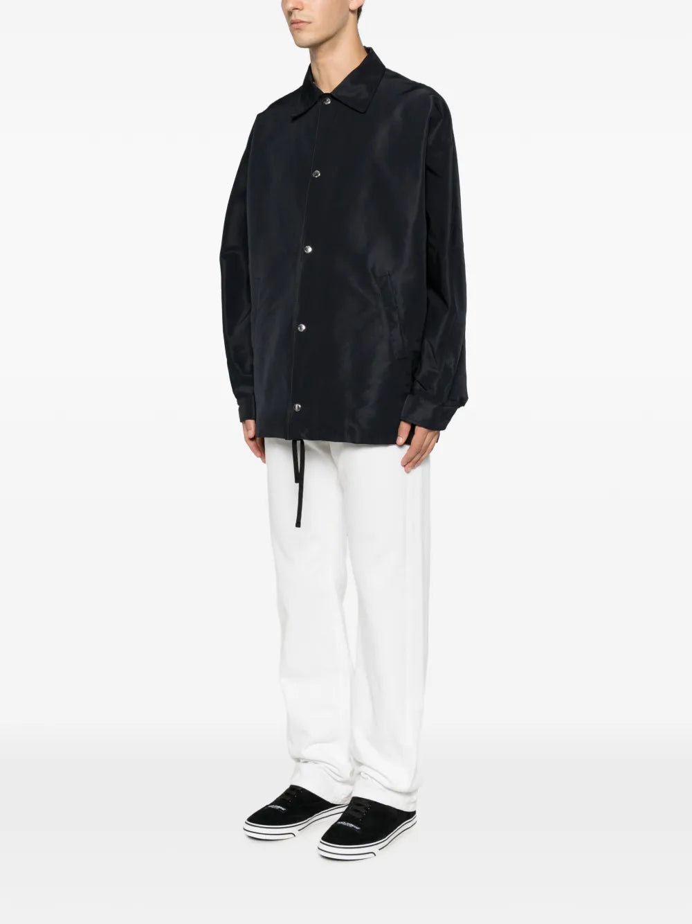 Coach Givenchy Paris Jacke aus Polyfaille mit Stickerei