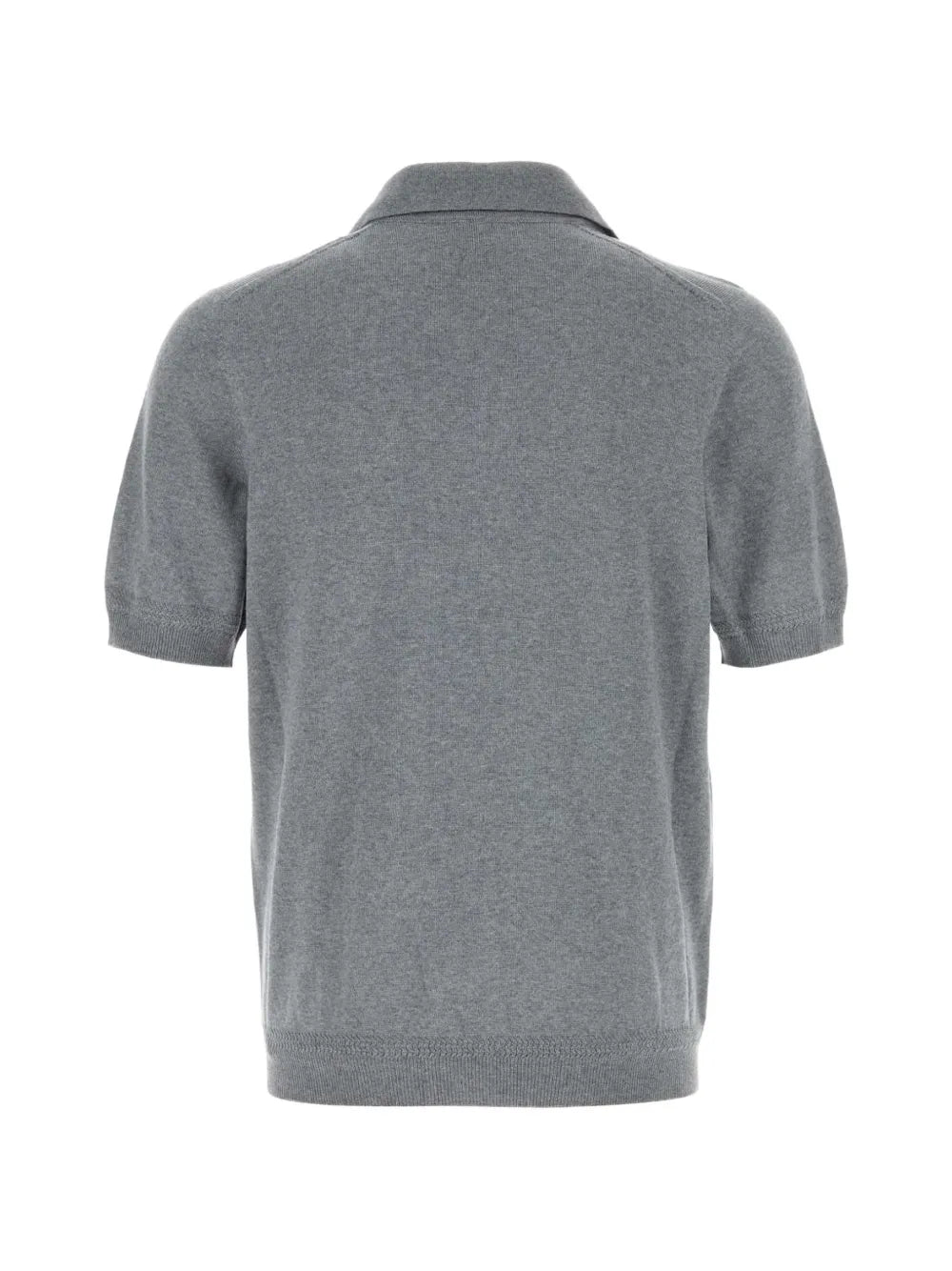 Poloshirt aus Wolle mit gesticktem Logo
