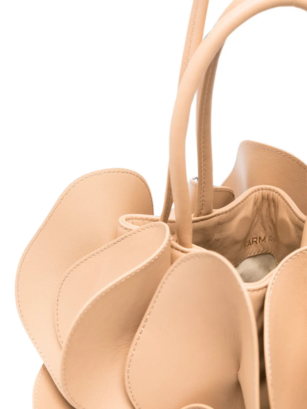 Beuteltasche mit Blütendetail