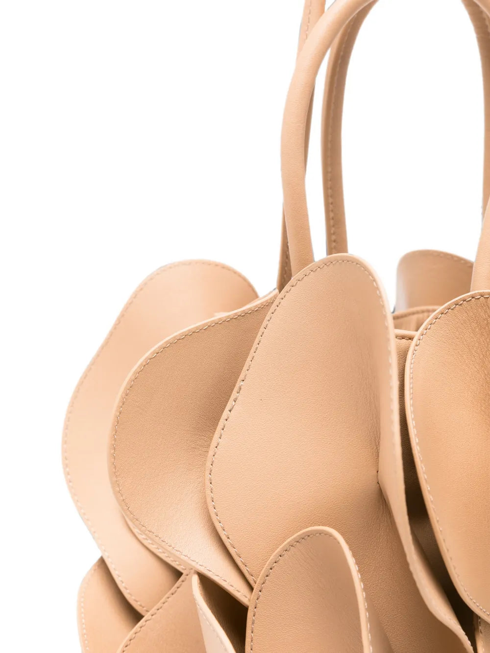 Beuteltasche mit Blütendetail