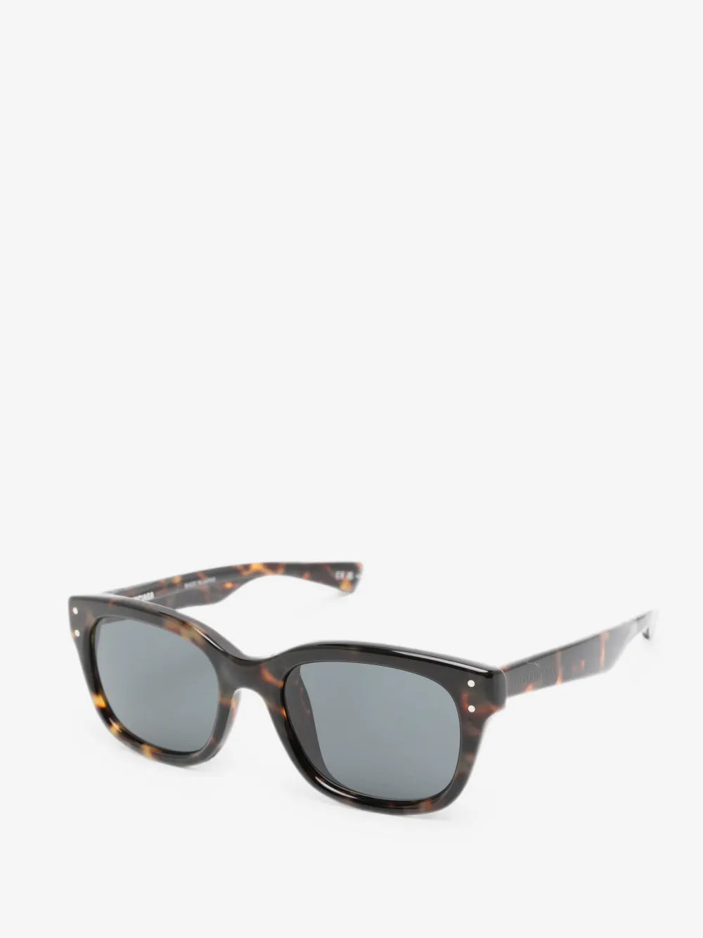 Eckige Sonnenbrille in Schildpattoptik