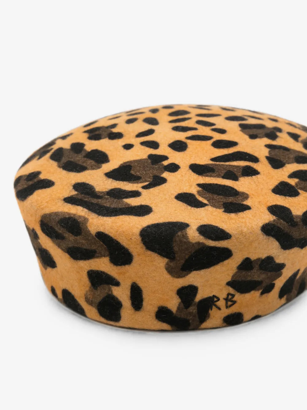 Baskenmütze mit Leopardenprint