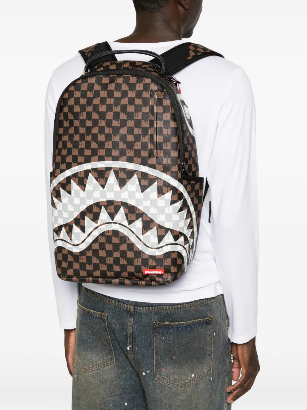 Paris Fang Rucksack mit Haimund-Print