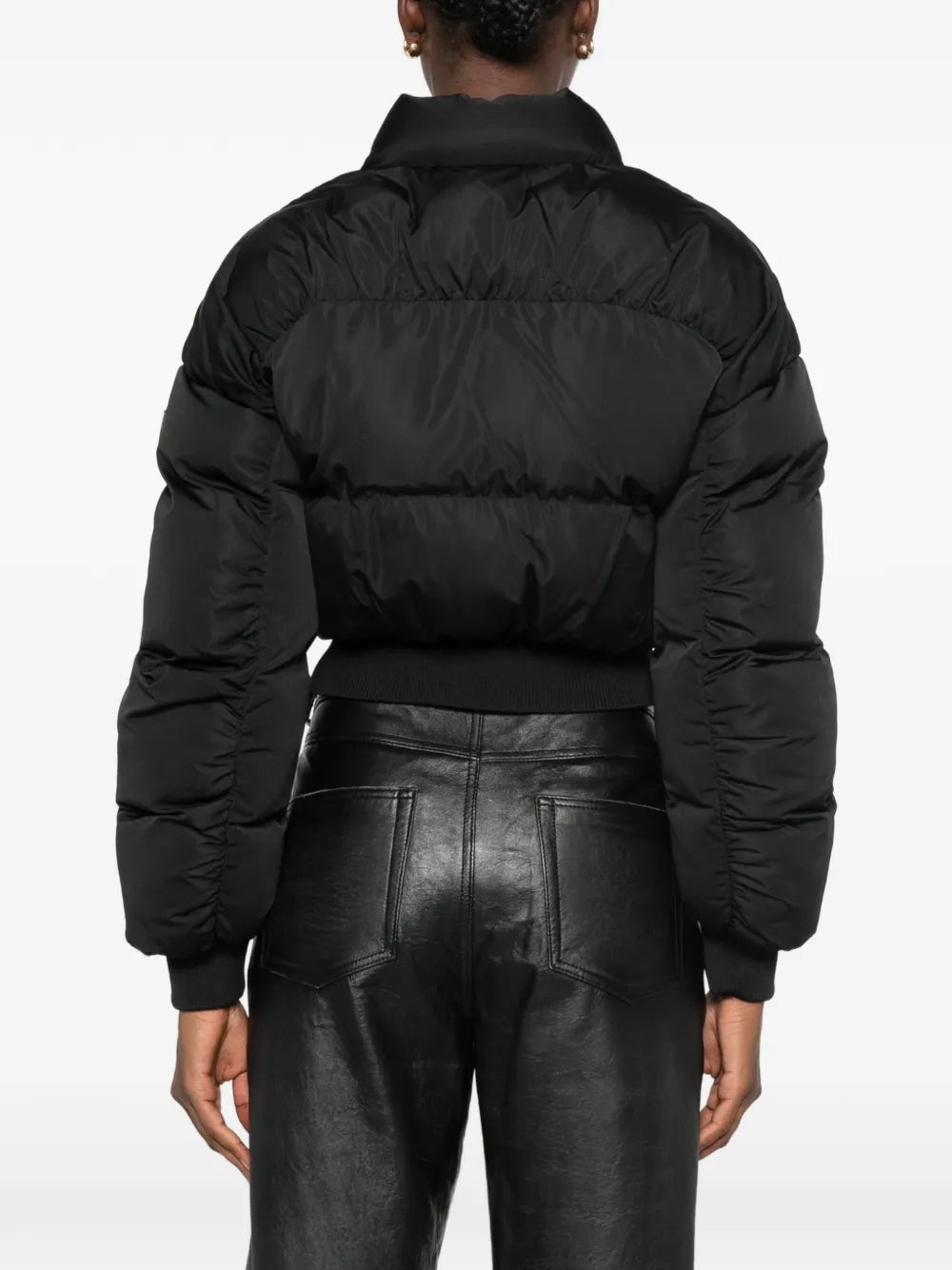 Gefütterte Cropped-Damenjacke