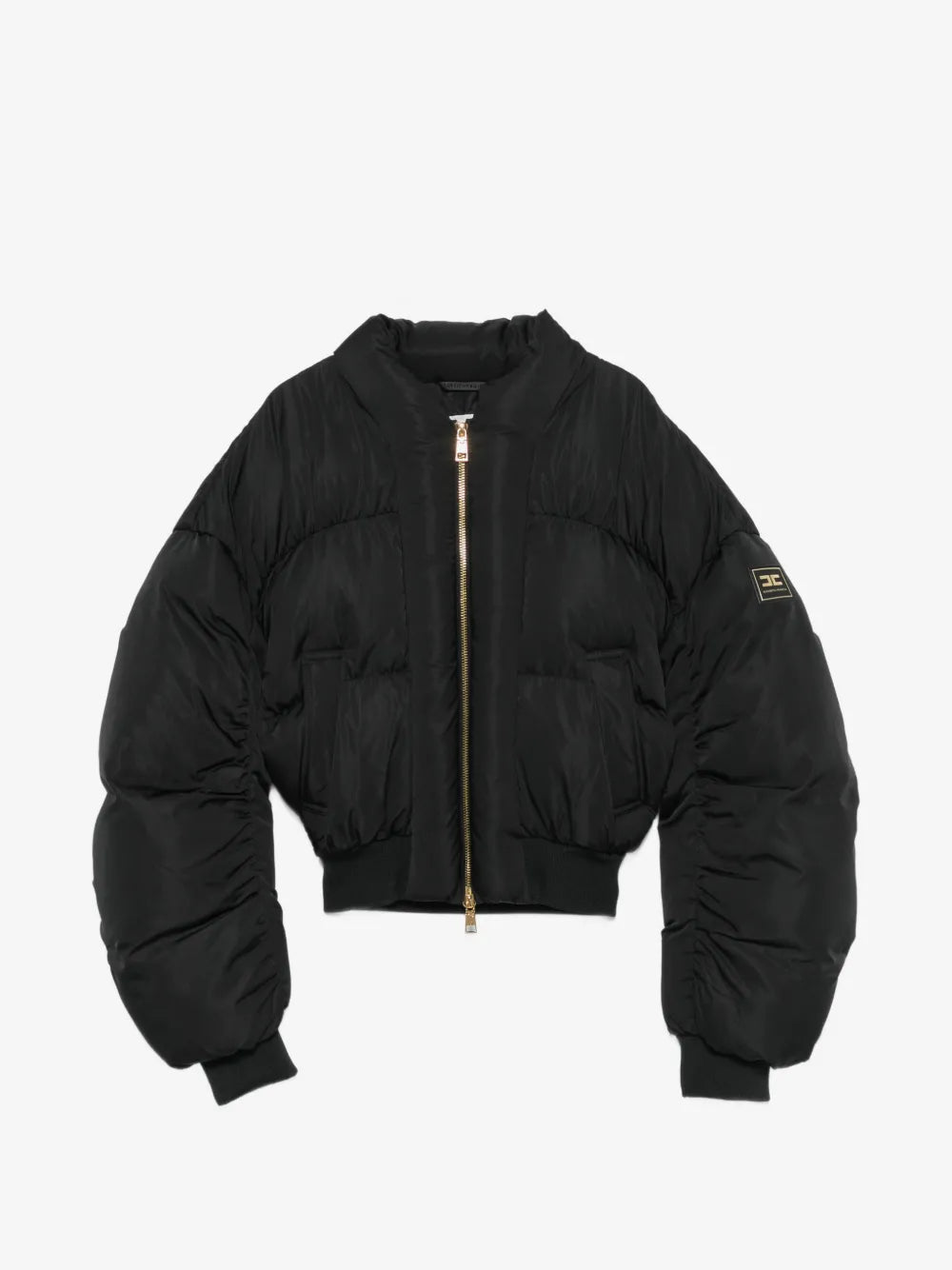 Gefütterte Cropped-Damenjacke