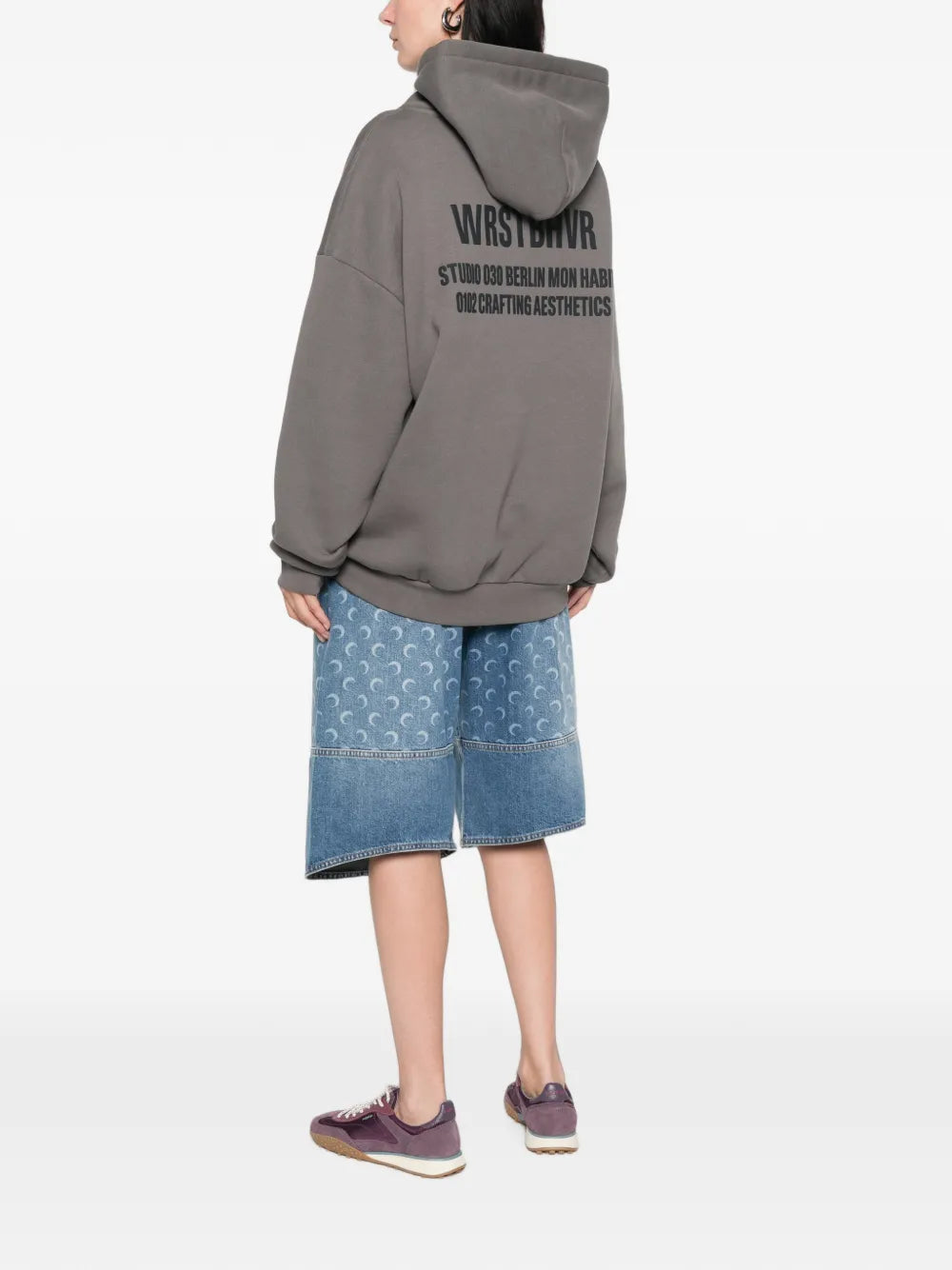 Hoodie mit Logo-Print