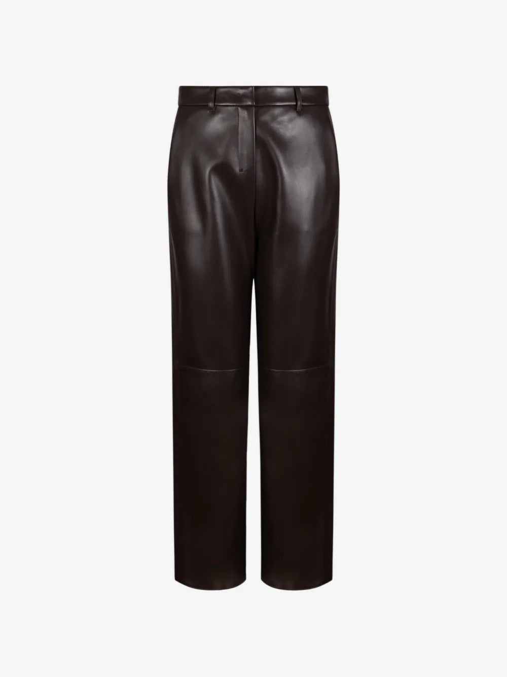 Beschichtete Straight-Leg-Hose