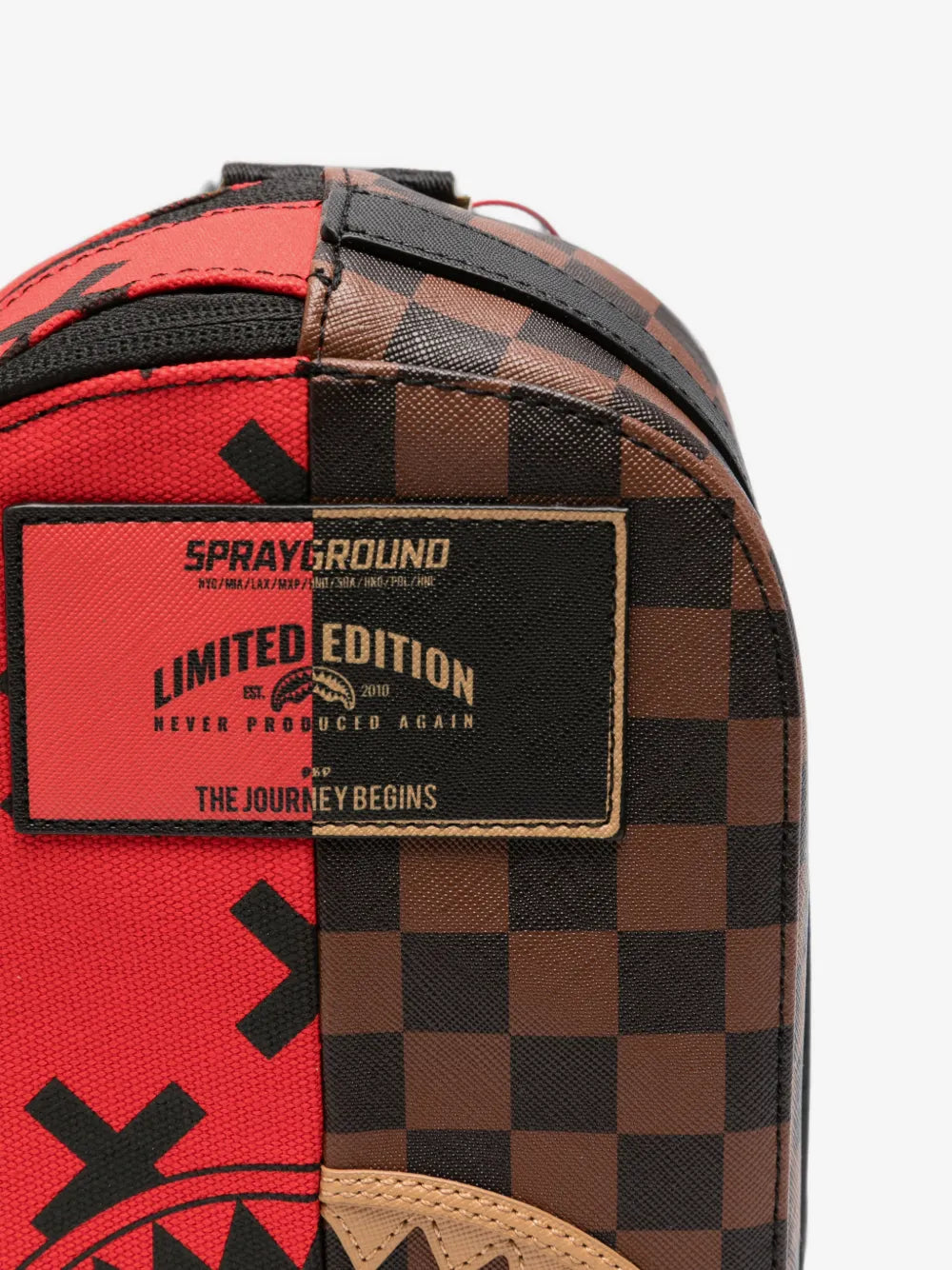 Divide & Conquer Rucksack mit Karomuster