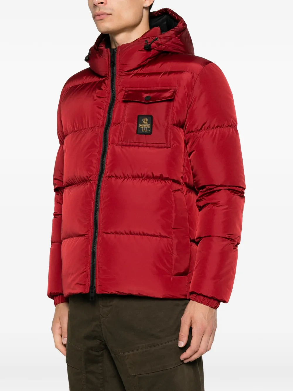 Seek wattierte Jacke mit Kapuze