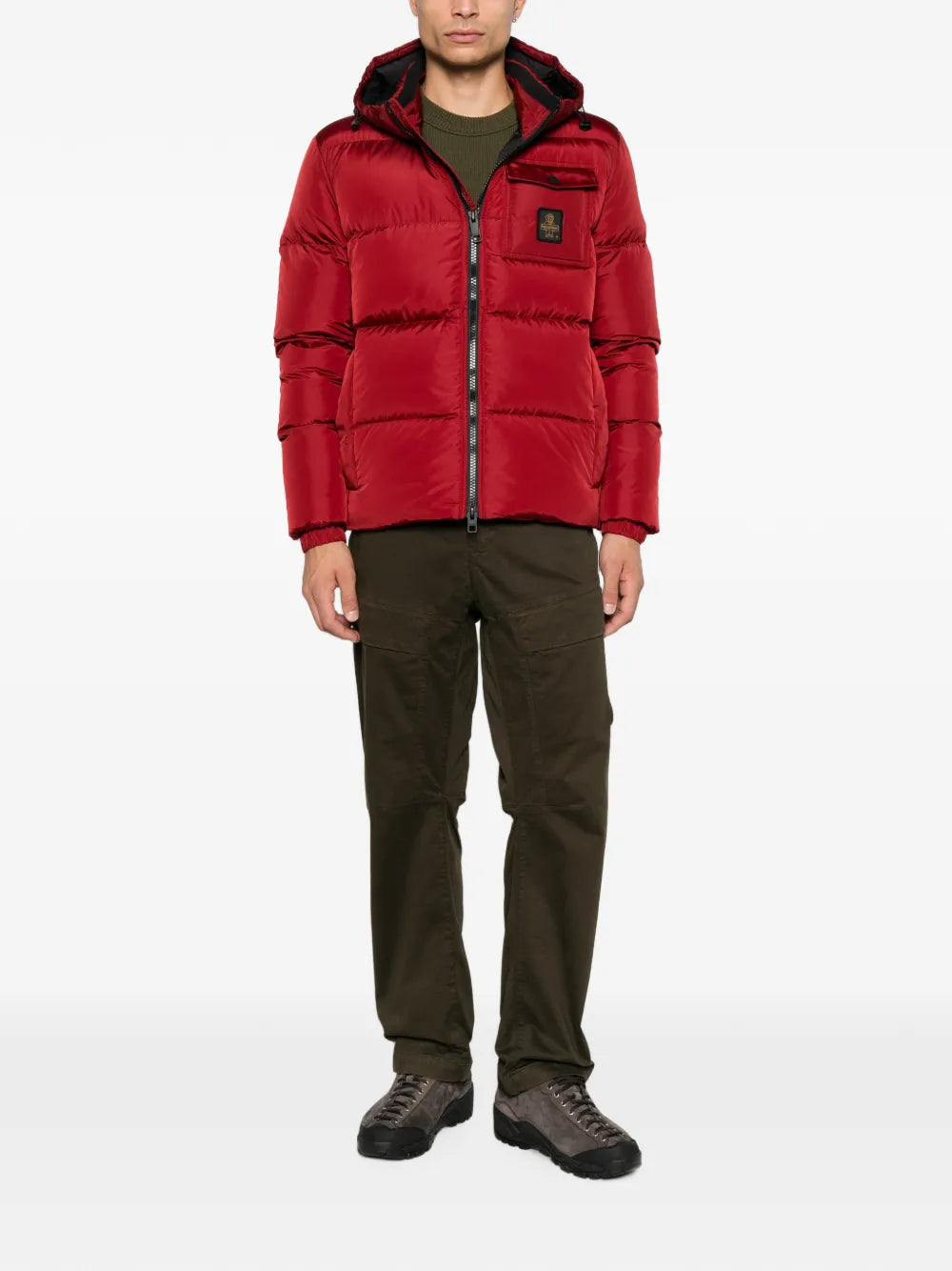 Seek wattierte Jacke mit Kapuze