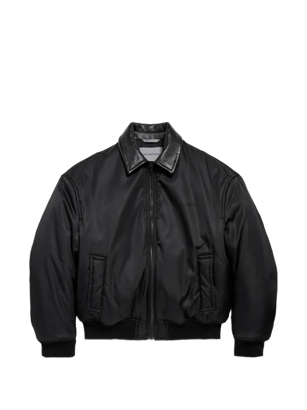 Cocoon Bomberjacke mit Lederkragen