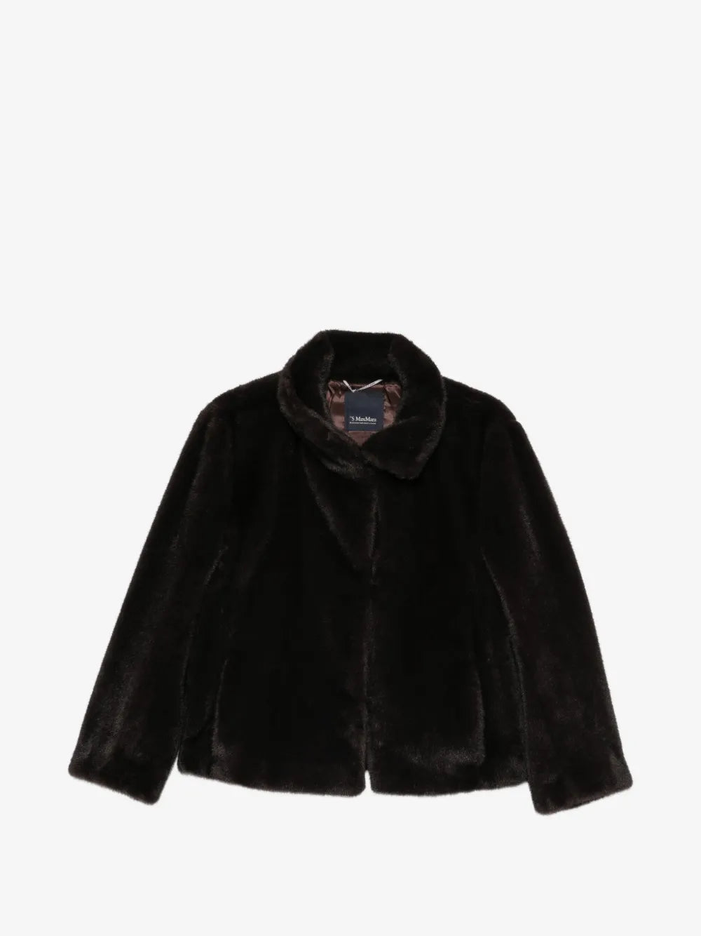 Crea Damenjacke aus Faux Fur mit Stehkragen