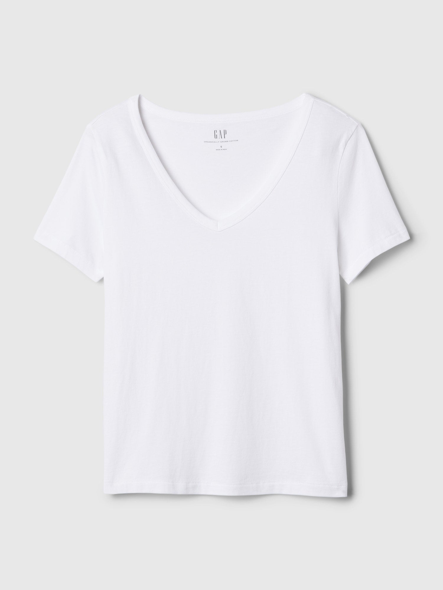 T-Shirt mit V-Ausschnitt