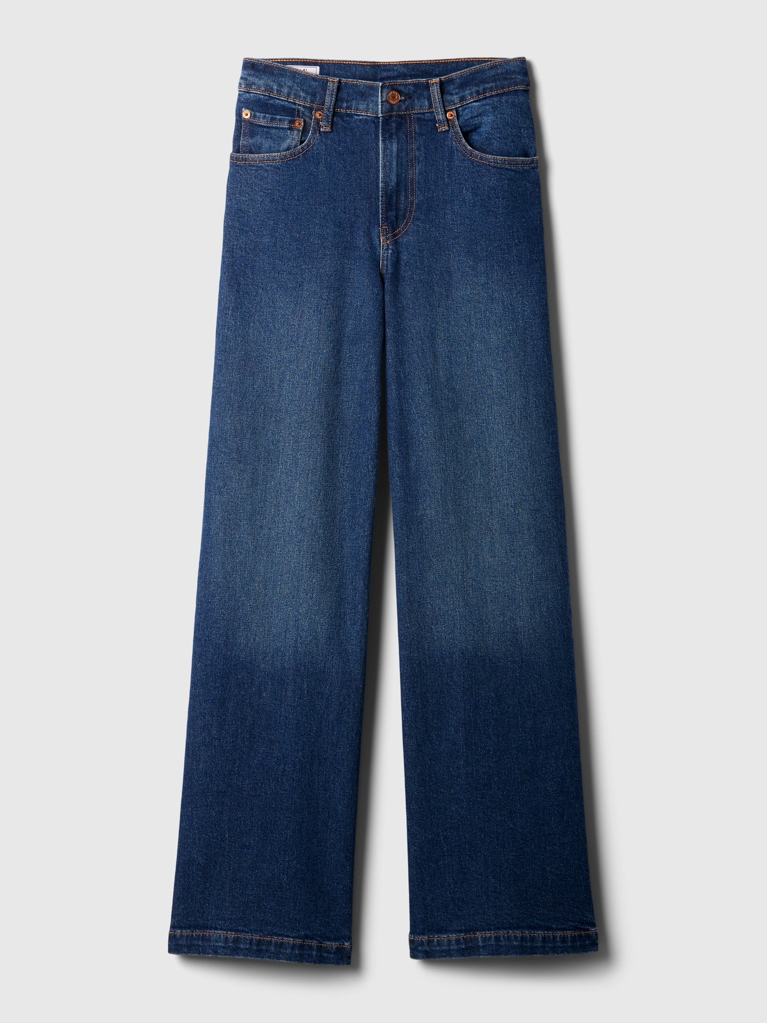 Wide High Rise Stride Jeans