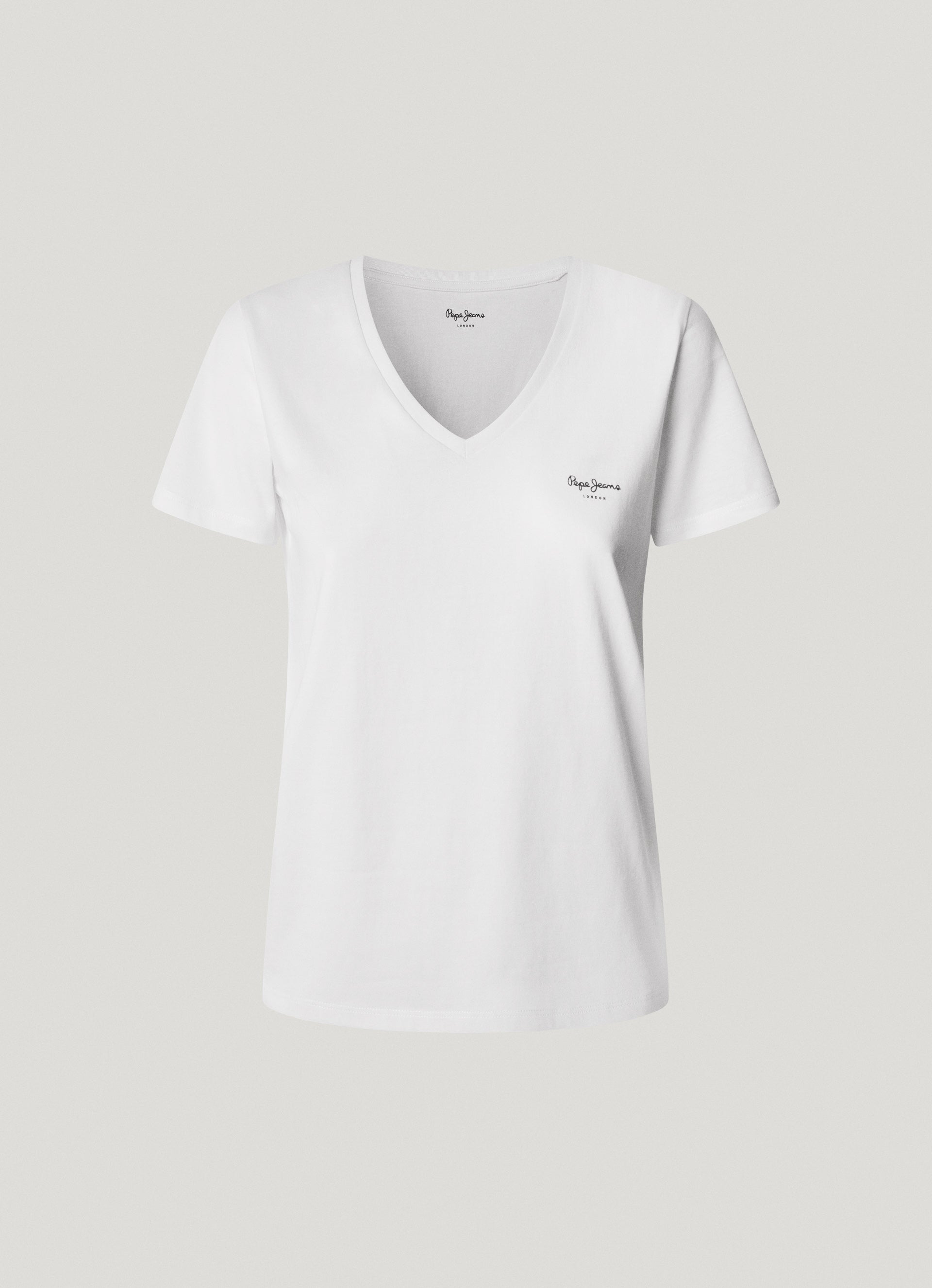 T-Shirt Macy mit V-Ausschnitt