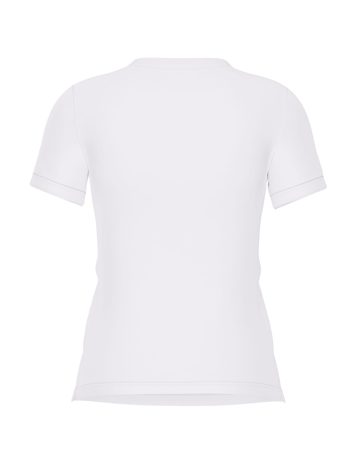 T-SHIRT MIT LOGO IN SPITZE