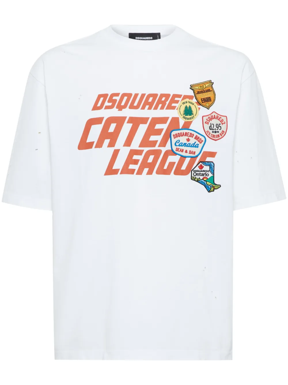 T-shirt with patch detail